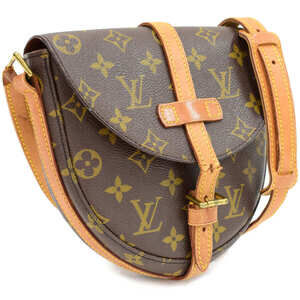 Louis Vuitton Shanti Shoulder Crossbody Bag Monogram Brown